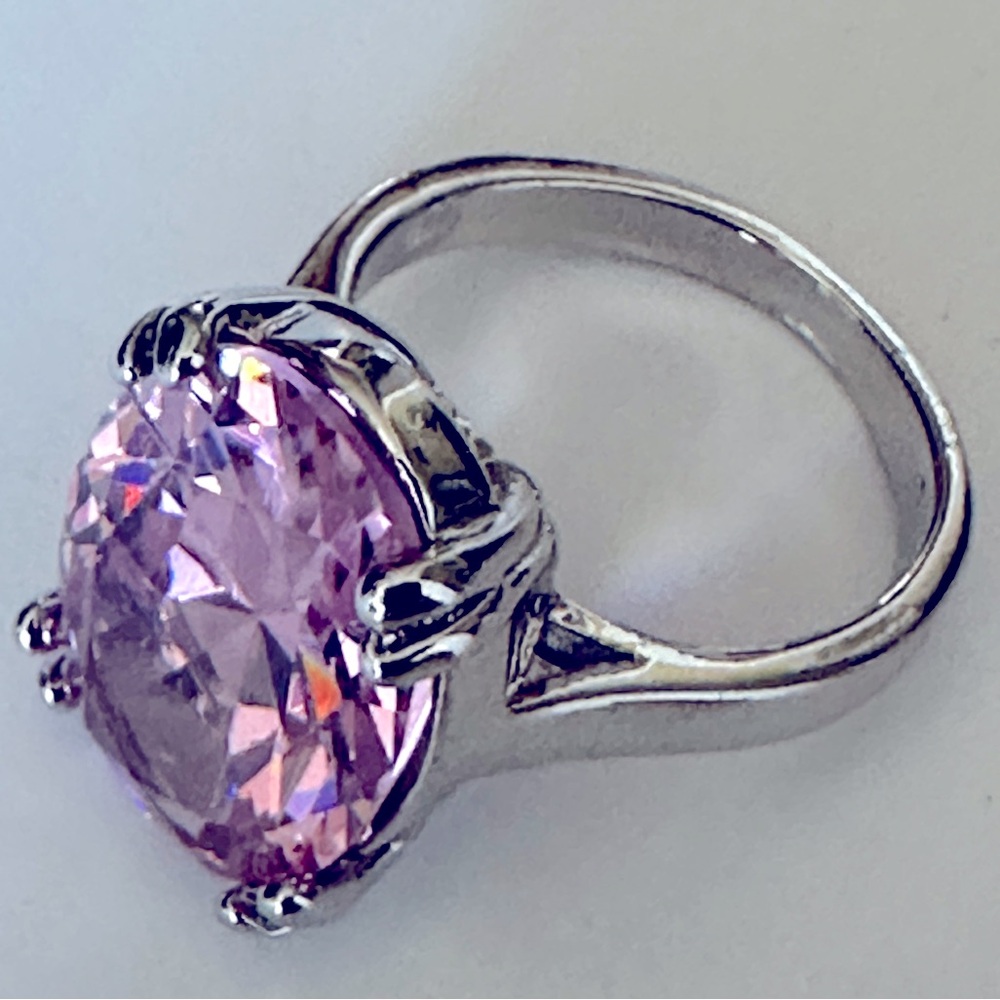 Brand New Cocktail Ring Large Synthetic Zirconia.